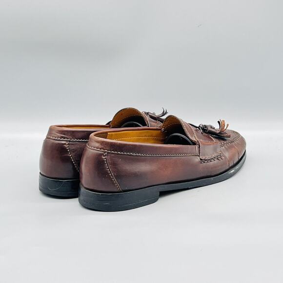 Cole Haan Shoes Mens 9.5 Brown Leather Tassel Loafers Slip On Dress Moc Toe main image 6